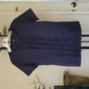 New Banana Republic ruffle tee